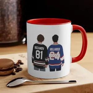[Sale Up To 50%] Heated Rivalry Hockey Mug – Rozanov 81 & Hollander 24 Fan Gift, 11oz ceramic accent mug