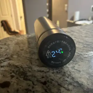Smart LED temperature display thermal vacuum cup stainless steel