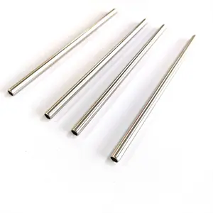 4-Pcs Stainless Steel Straight Straws, Durable & Reusable Drinking Straw Set, Perfect for Daily Use, Eco-Friendly Design