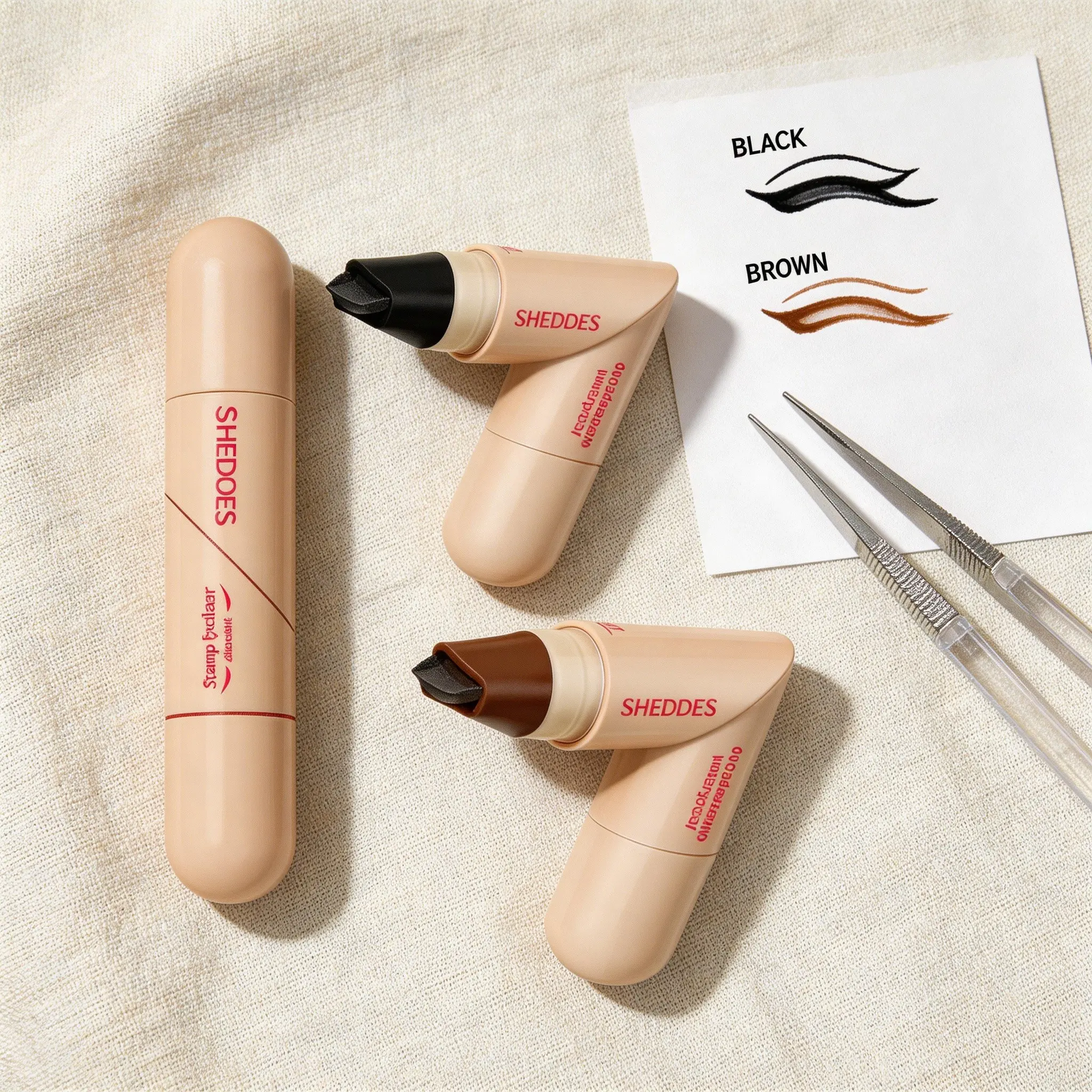 Rotating Winged Eyeliner Stamp Pen Dual-Head Design for Precise Cat Eye & Winged Liner Waterproof Smudge-Proof Formula Quick-Drying Makeup for Busy Days and Special Occasions