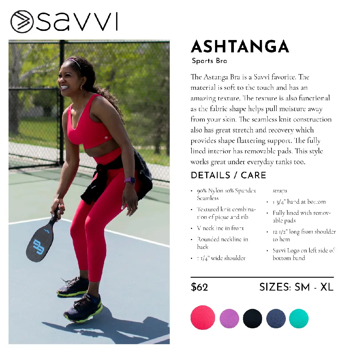 Savvi Ashtanga Legging 24" Womenswear