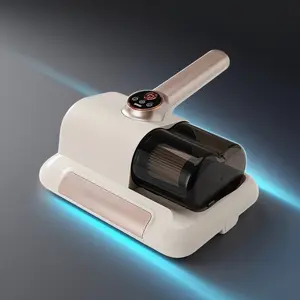 Mattress vacuum cleaner with ultraviolet disinfection and sterilization function, 2-level suction power adjustment, 2 filters,16Kpa Suction, effectively cleans beds, pillows, fabric sofas, carpets and fabric surfaces (white)