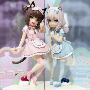 18CM Anime NEKOPARA Figure chocola And vanilla Cute Stand Animation Model Toys Gifts Collection Decoration Ornaments PVC