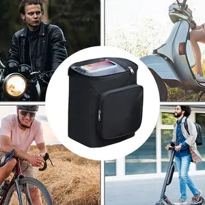 Motorcycle Helmet Bag, Handlebar Front Storage Bag, Hanging Accessory Organizer, Waterproof Handlebar Front Tube Saddle Bag