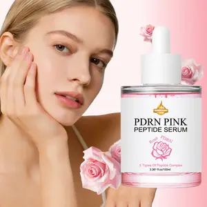 SUMIFANG Pink Diamond Peptide Essence 100ml | 5 peptide complexes + PDRN + niacinamide, brightens skin tone and enhances elasticity | Moisturizes and hydrates, creating firm and radiant skin