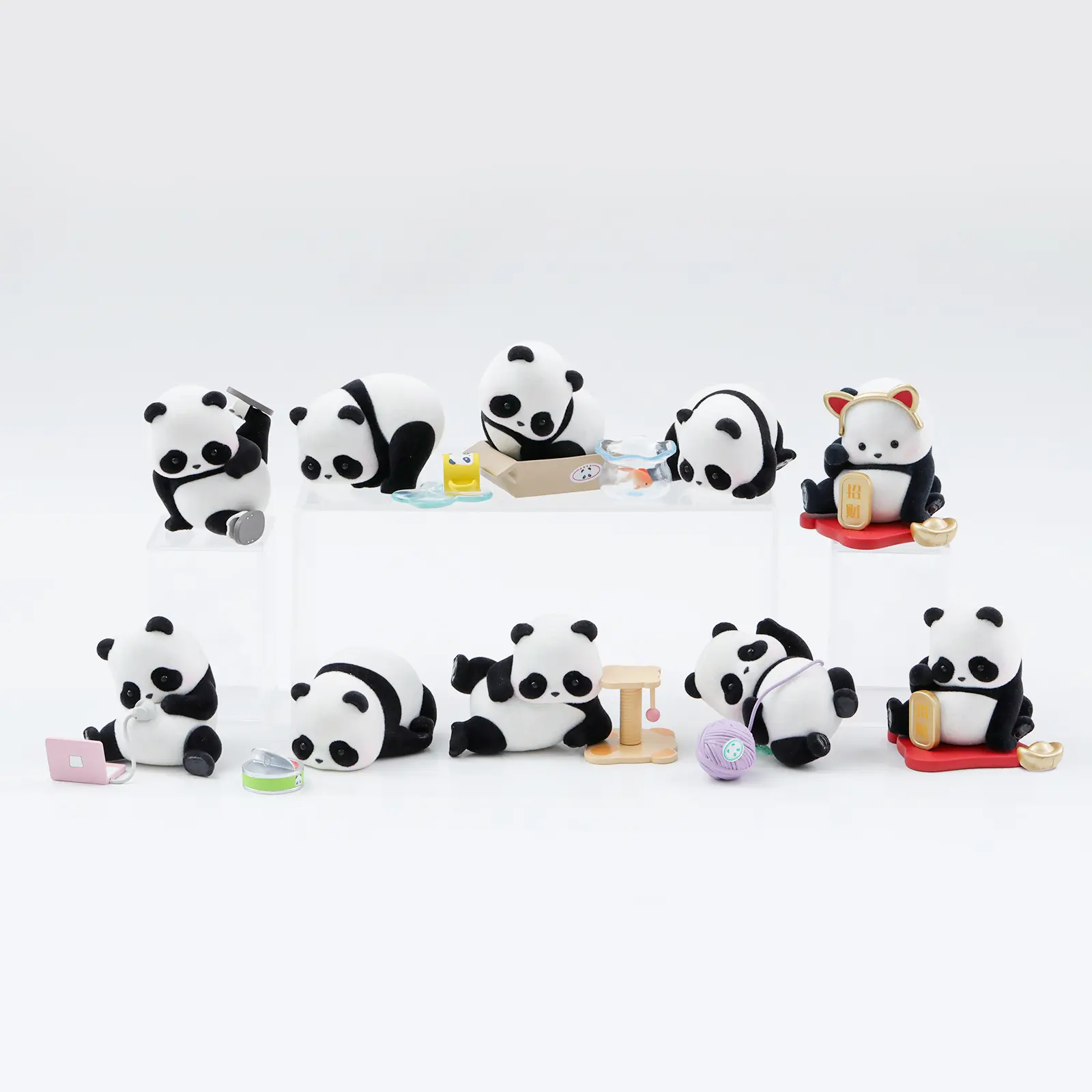 52TOYS PANDAROLL Panda As A Cat Cute Action Figure Box Toy Kawaii Figures Popular Collectible Art Toy Cute Figure Creative Gift for Christmas Birthday Party Holiday Random Surprise Set Sealed Hobby Box