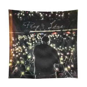 Tapestry  Rod Wave (Pray 4 Love) 3x5-foot flag, durable polyester walls, ideal for university dormitories, bedroom and living room decorative men's cave dormitory outdoor party banner decorations