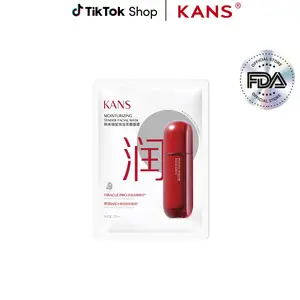 KANS Advanced Collagen Firming Sheet Mask, Peptides & Hyaluronic Acid, Anti-Aging, Firmer & Bouncier Skin, Wrinkle-Smoothing, Tiracle PRO, Boost Collagen, Instant Glow & Radiant Skin