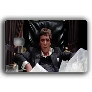 SCAREFACE DEBIT CARD STICKER/ SKIN