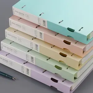 Colorful A4 File Folder with 4-Hole Punch Arch Design, No Inner Pages, Files Organizer, Ideal for Office Supplies and Study Materials