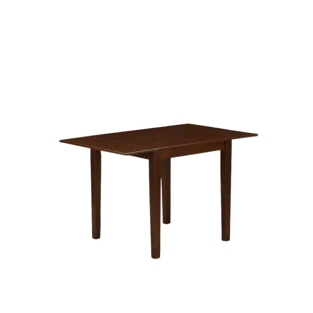 Mahogany Wood Dining Table, Rectangular Dinner Table, Sturdy 4 Legs