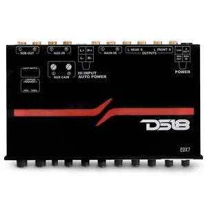 High Volt 7-Band Equalizer with High Level Input and Auto Turn On High Volt 7-Band Equalizer with High Level Input and Auto Turn On