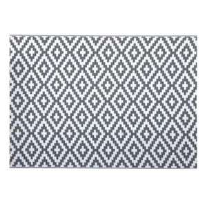 Outdoor Reversible Mats Rectangle Area Rugs, Plastic Straw Rug, Large Floor Mat and Rug for Outdoors, RV, Patio, Backyard, Deck, Picnic, Beach, Trailer, Camping