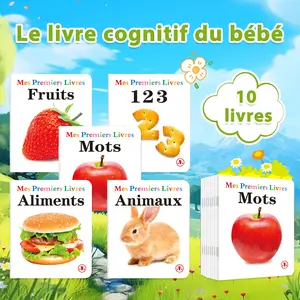 Set of 10 French 'my First Book' Series, Encyclopedia Books, Introductory French Learning, Cognitive Development