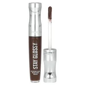 Rimmel London Stay Glossy Lip Gloss, 435 Cocoa Kiss, 0.18 fl oz (5.5 ml)