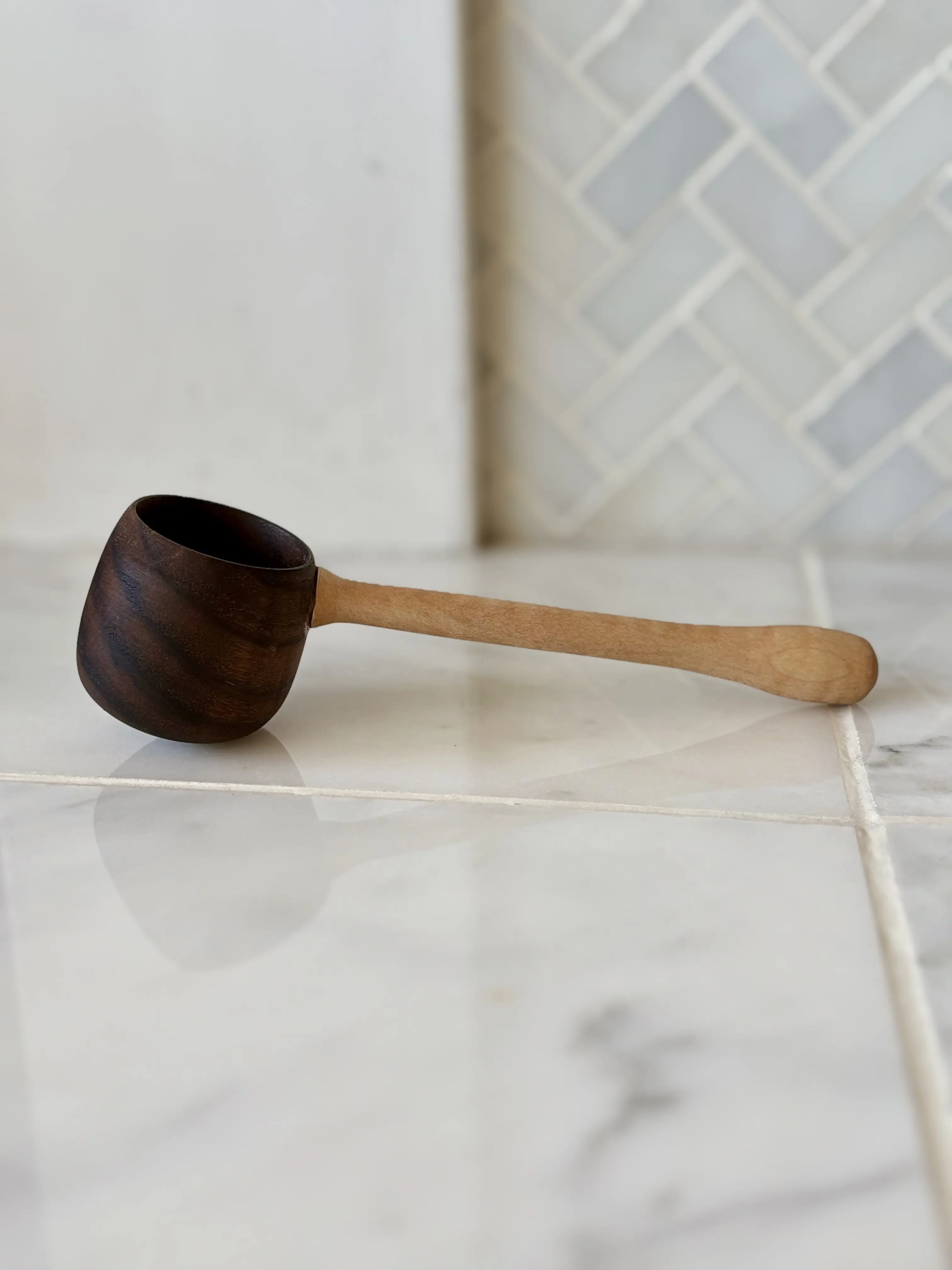 Handcrafted Wooden Scoop for Coffee or Tea (#8)