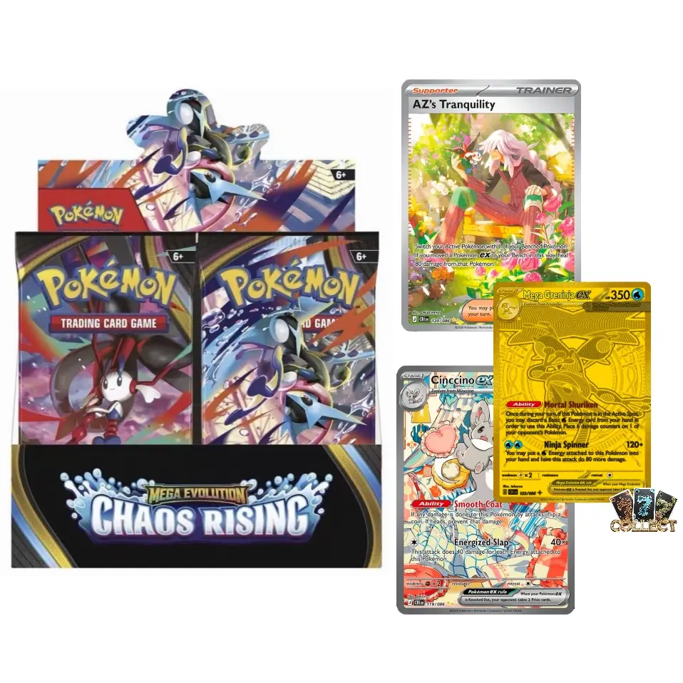 Pokemon Mega Evolution Chaos Rising Booster Box