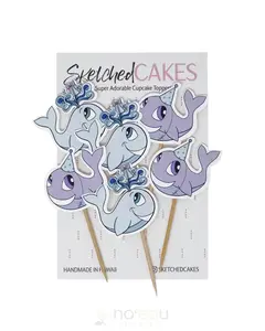 SKETCHED CAKES - Whaley Good Birthday Cake Topper