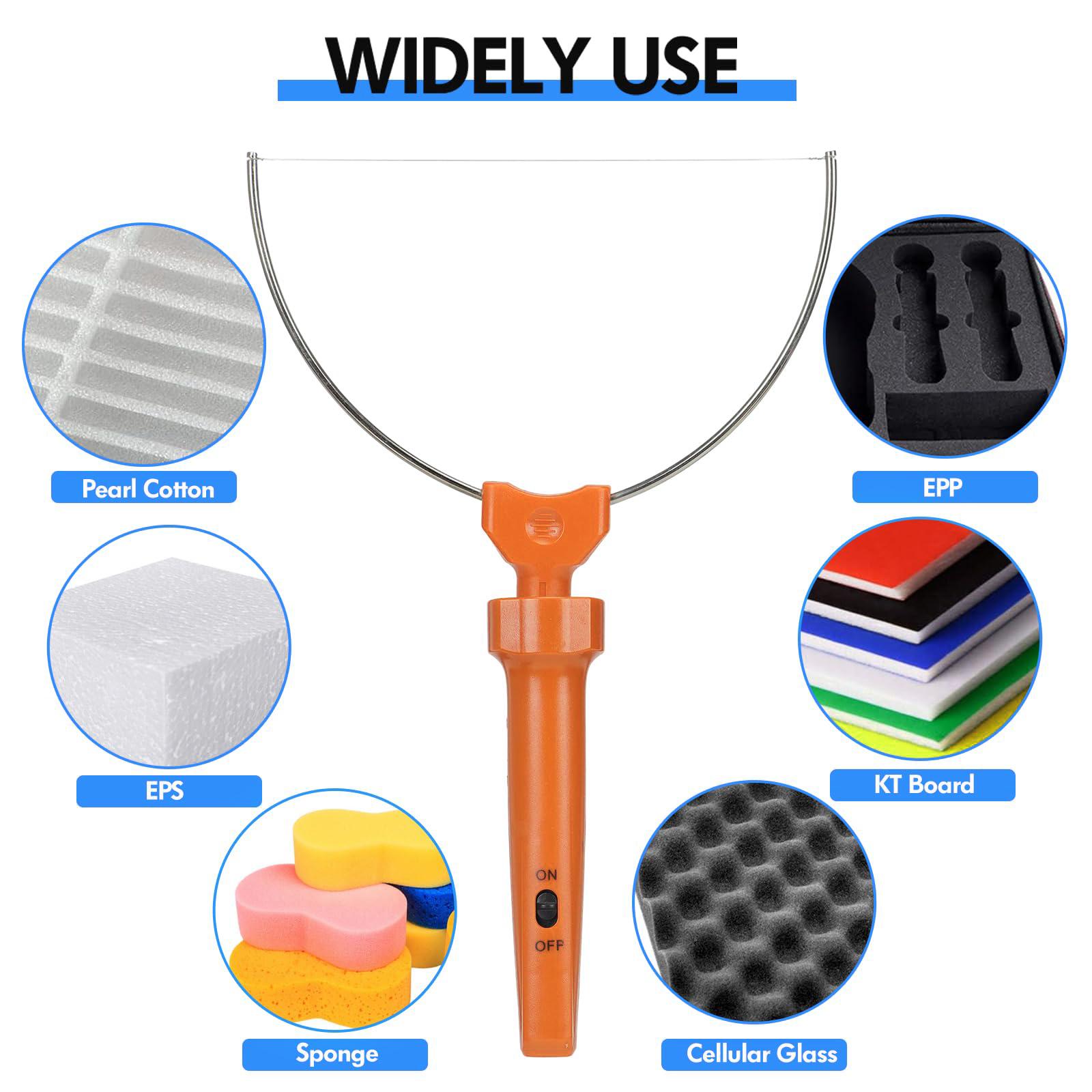 3-in-1 Hot Wire Foam Cutter Hot Knife Engraving Kit Styrofoam Polystyrene Cutting Tool Set