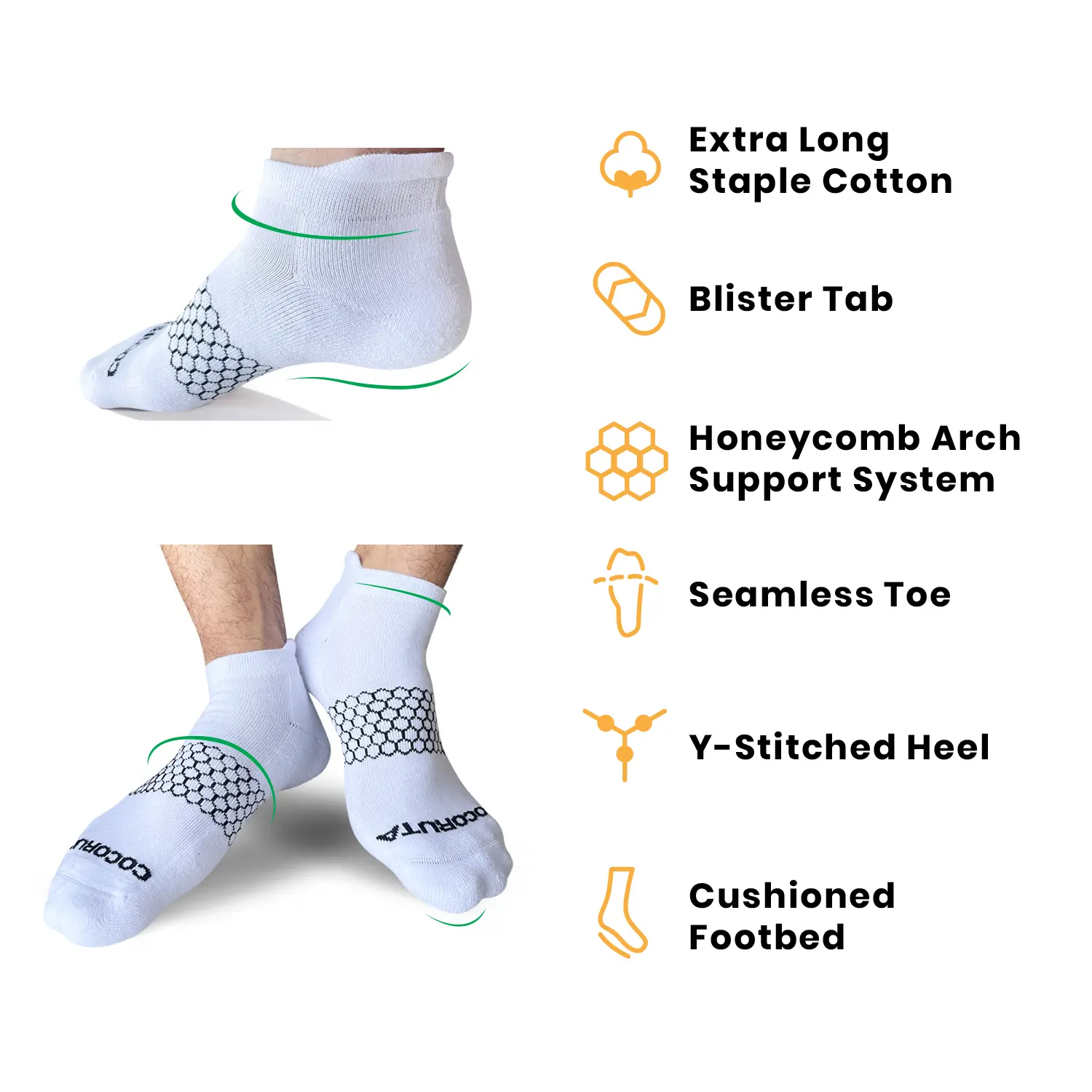 2-3-5 Packs Coco Ruta Honeycomb Ankle Support Solid Socks for 2-3-5 Packs Coco Ruta Honeycomb Ankle Support Solid Socks for