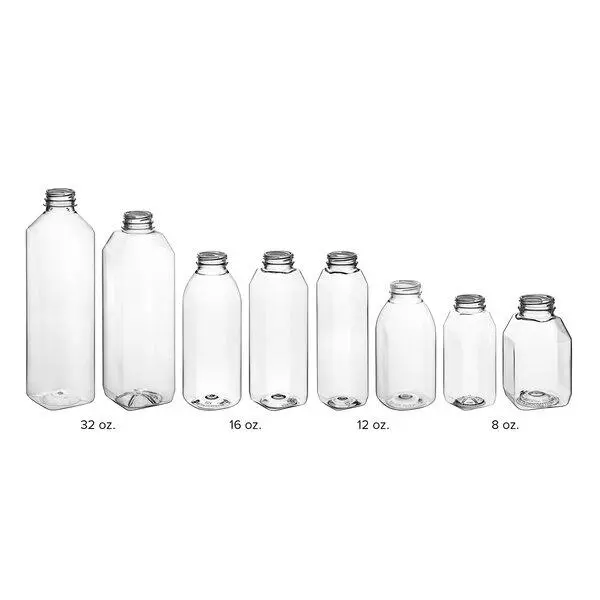 Juice Bottles - 20/Pack With Evident Cap