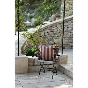 Sabine Striped Ruffle Pillow