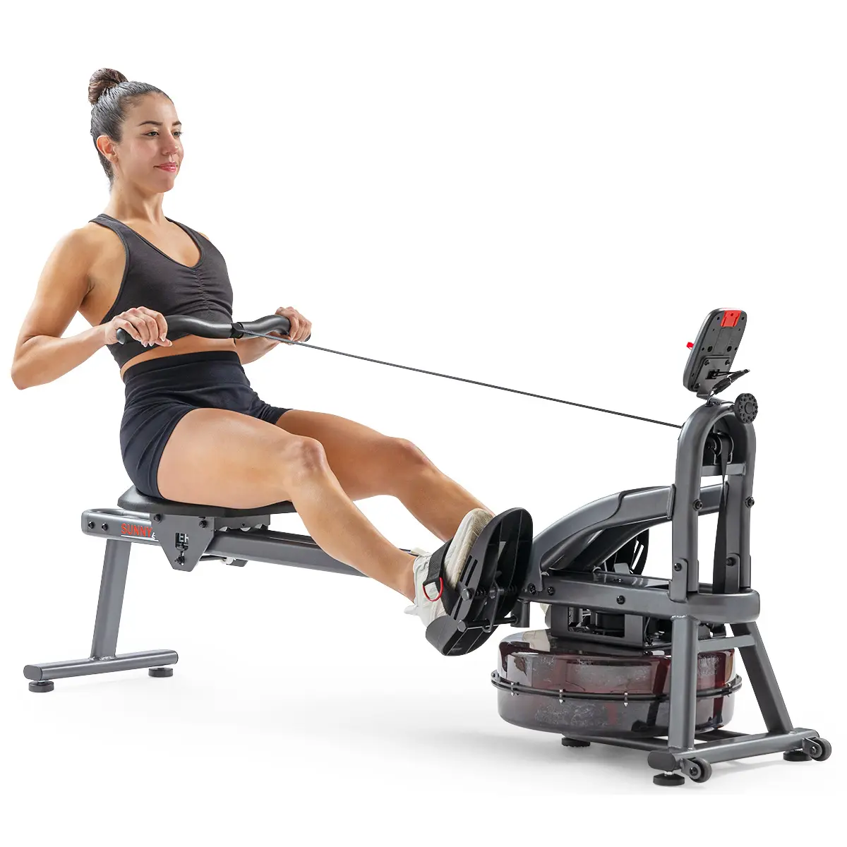 Sunny Health & Fitness Smart Heavy-Duty Water Rower Sunny Health & Fitness Smart Heavy-Duty Water Rower