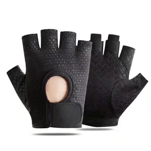 Cycling Half-Finger Gloves, Breathable Shockproof Non-Slip, Suitable for Men & Women, Outdoor Sports, Fitness Accessories, Workout Accessories