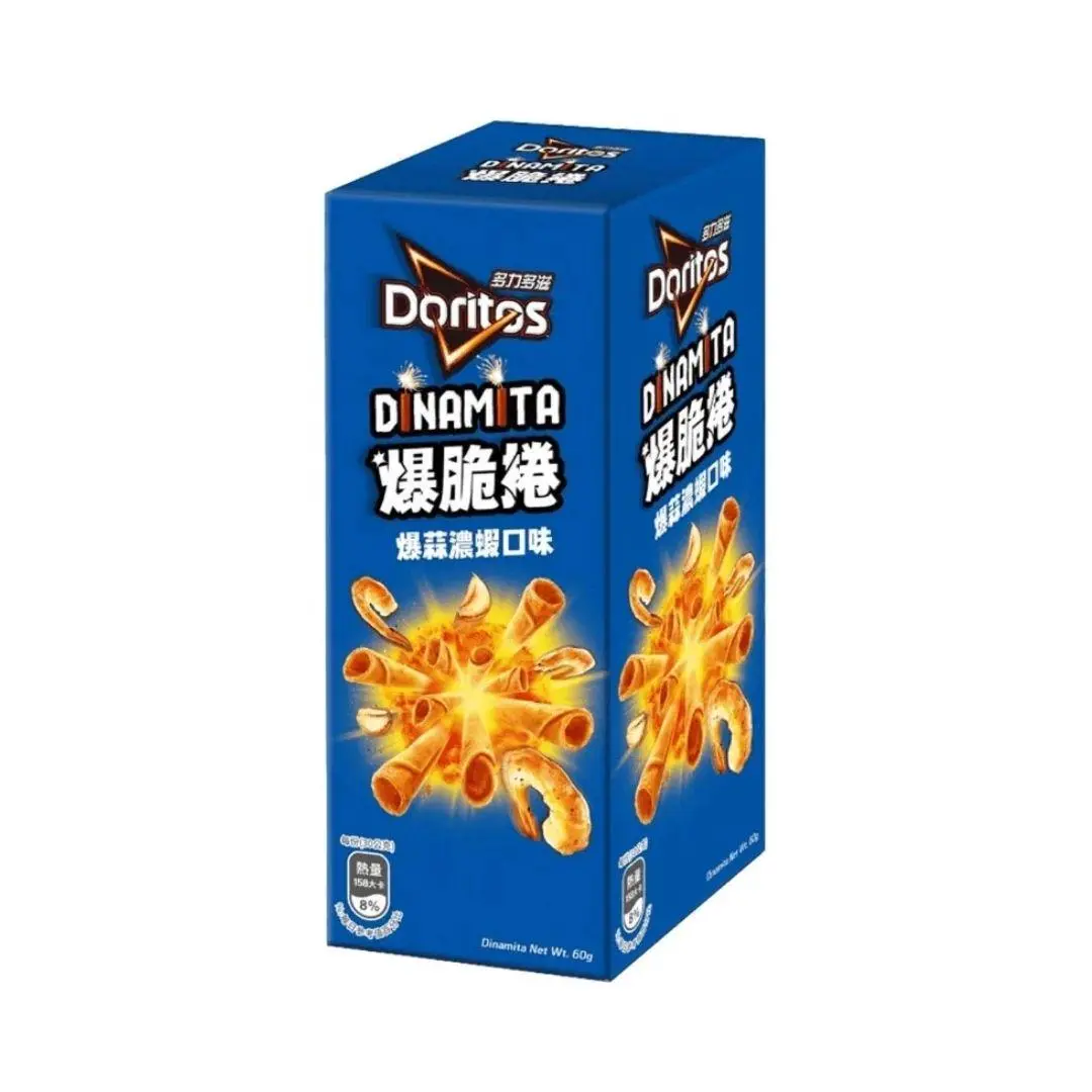 Doritos Dinamita Rolled Corn Chips Garlic Shrimp Flavor - 60g