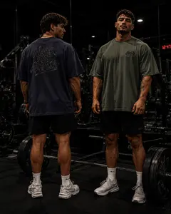 ASI RAW Oversized Gym T Shirt | Never Stop Adapting Heavyweight Tee | Streetwear Fitness Shirt | Relaxed Pump Cover
