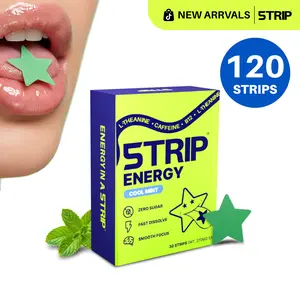 120 Strips | 5TRIP Energy Strips — Smart Caffeine, Zero Crash, Fast-Acting, Vegan & Sugar-Free