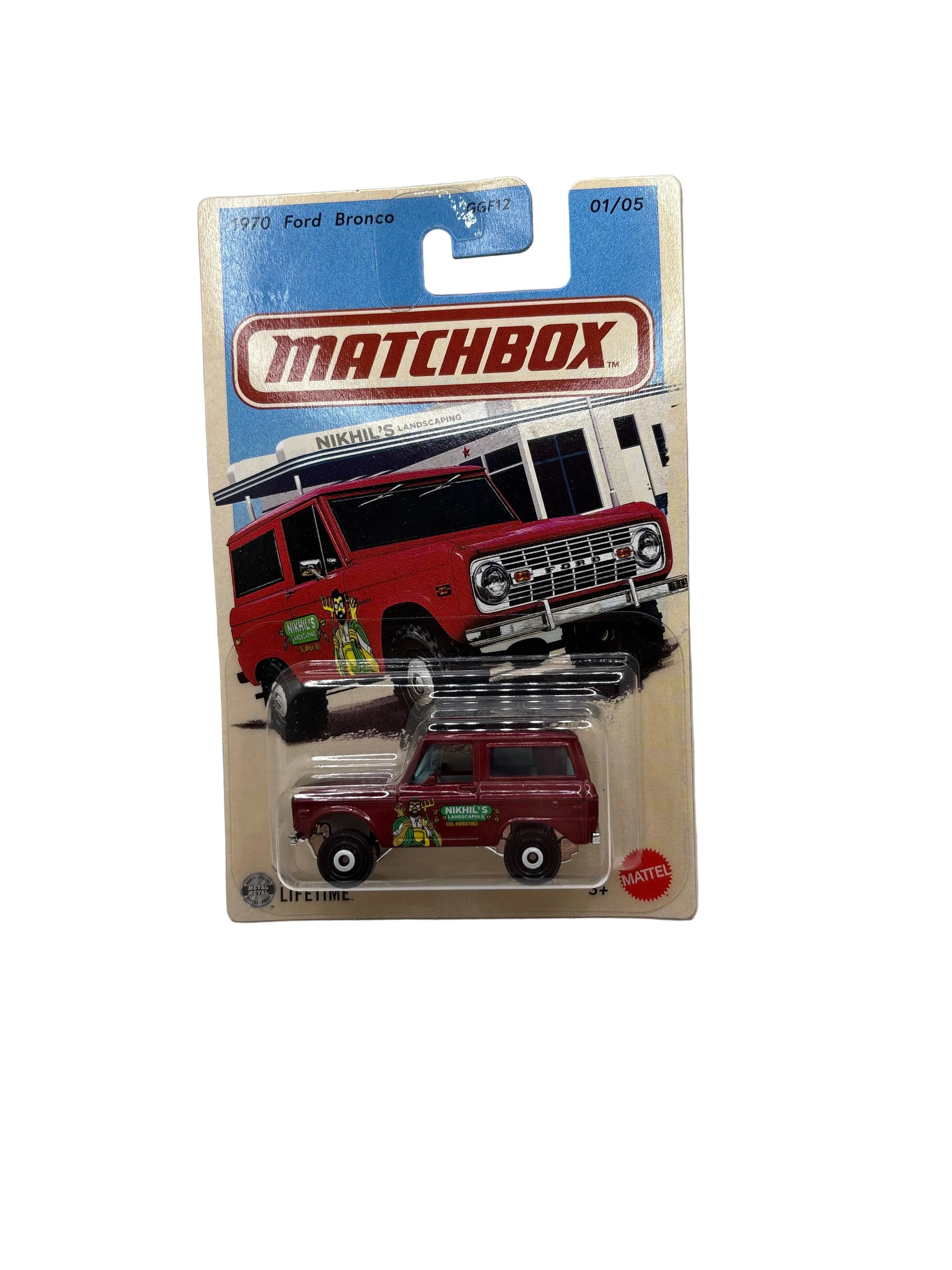 Matchbox Truck Series 1970 Ford Bronco Red