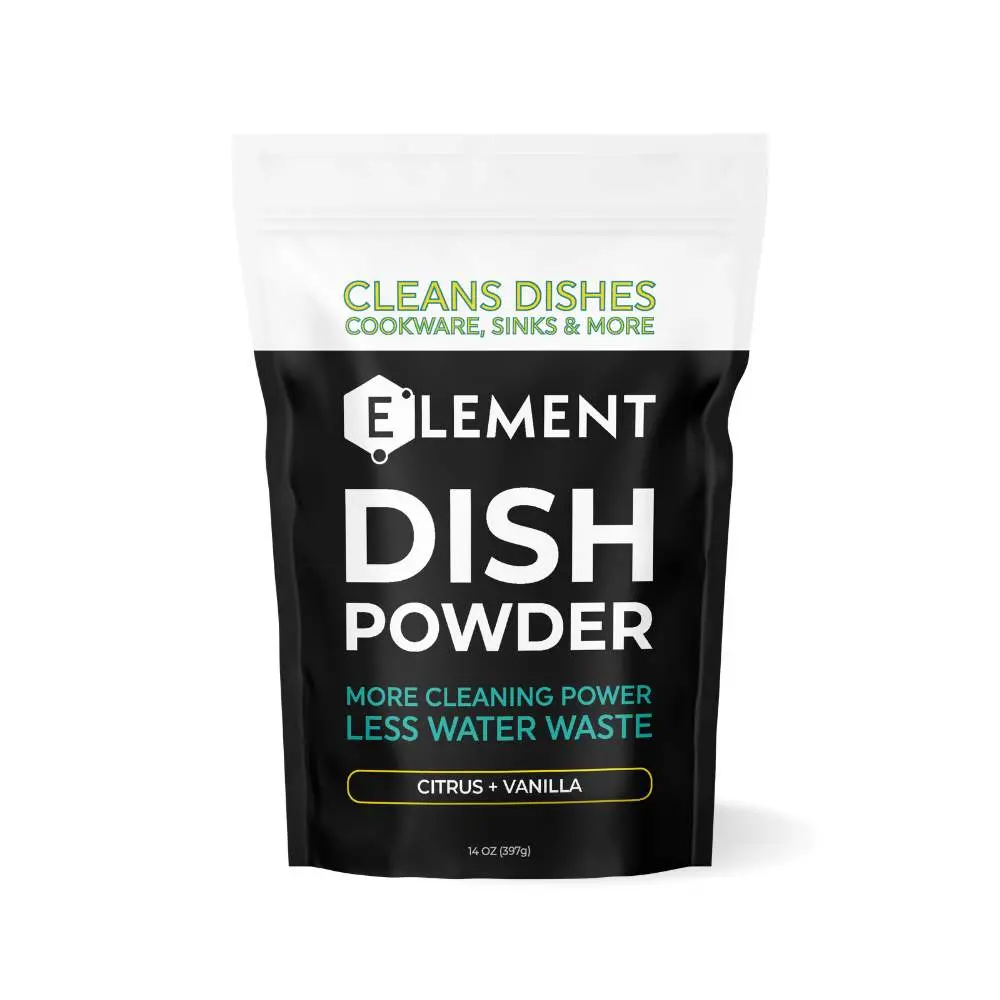 Dish Powder | 14 OZSolid Dish Soap | Eco-friendly, No Harsh Chemicals, Liquidless, Plastic-Free | Plant-Based Pouch & Scoop. Pick Your Scent