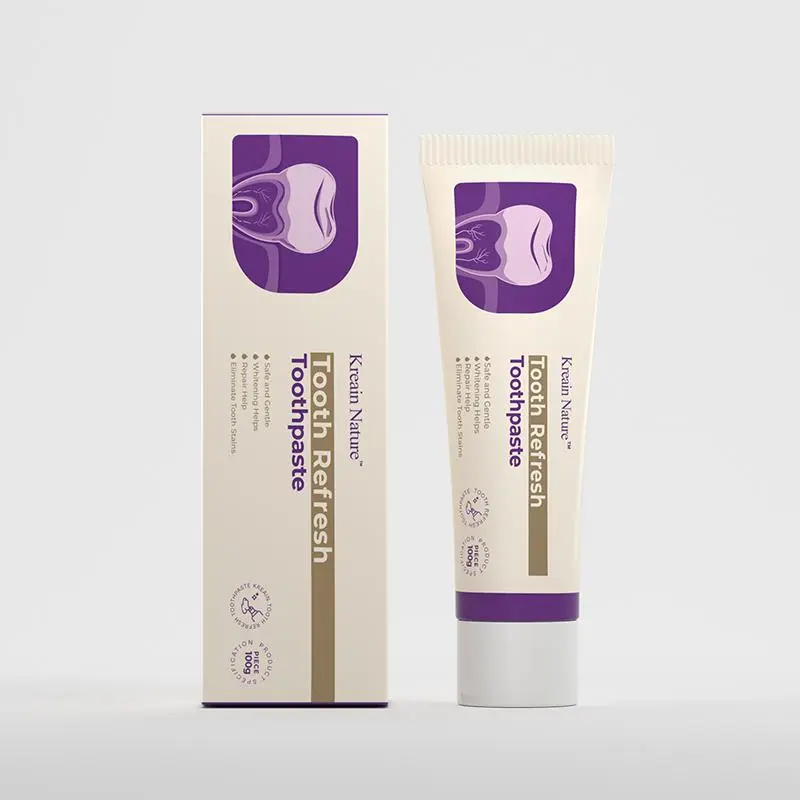 Kreain Nature  Oral Care Toothpaste, fresh breath, prevent tooth loss, natural ingredients, gentle care