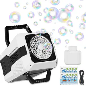 40 Hole Automatic Bubbles Toys, Portable Bubbles Machine, Party Wedding Decoration, Outdoor Romantic Toy for Garden, Kids Gifts