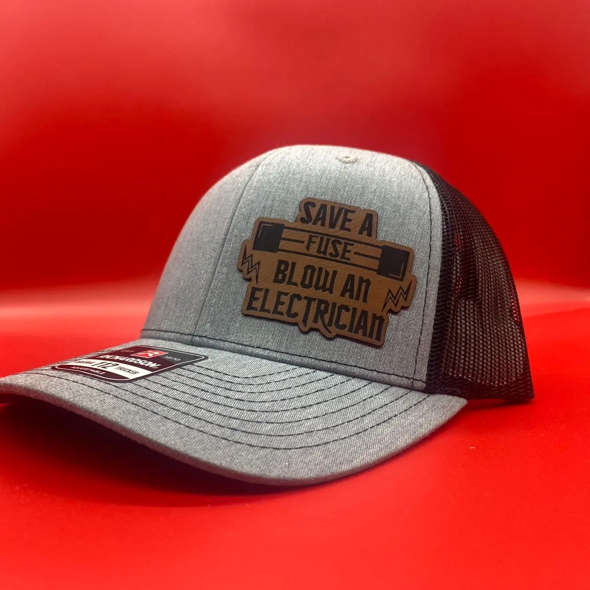 Save a fuse blow an electrician yupoong 6606/richardson 112 hat