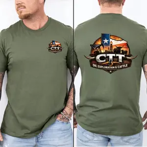 Ctt Oil Exploration & Cattle Hoodie, West Texas Oilfield Ranch Shirt, Landman Oil Rig Worker Sweatshirt, Southern Country Western Tee, Unisex Sweater Pullover Tee