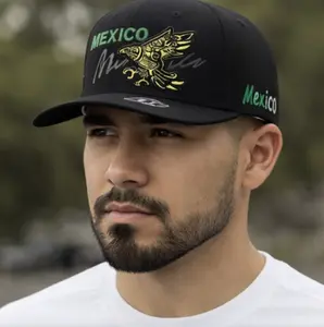 Mexico Eagle Men's Everyday Streetwear Snapback Bold Embroidered Adjustable Hat