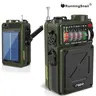 4000mAh NOAA Weather Emergency Radio, AM/FM/WB/SW, Bluetooth, Flashlight, SOS & Solar Power for Hurricane Preparedness & Outdoor Survival Springtok Audio Portable winter storm