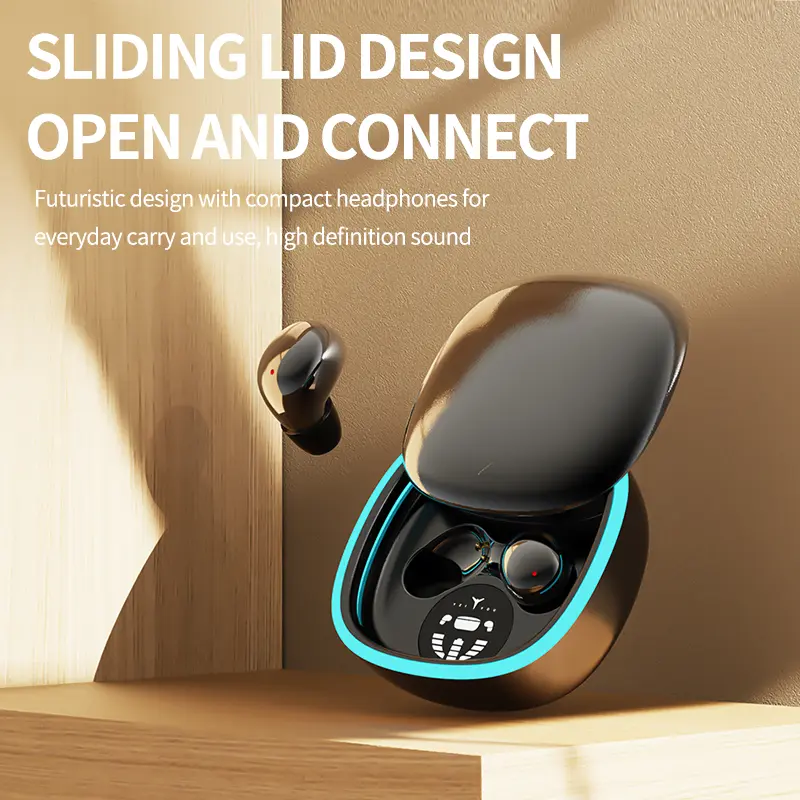 H.L.WALK-D Mini True Wireless Sleeping Earbuds for Side Sleepers - Bluetooth 5.4 Audio Earbud Headset, Light Weight Wireless Earphone TWS with Noise Reduction, Compact Hidden In-Ear Headphones for Comfortable Long Wear