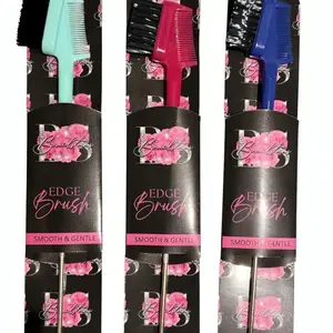 3-in-1 Edge Control Brush Set (3 pcs) for Baby Hair, Smooth & Gentle Hairline Styling. Perfect for Precise Edging, Shaping, and Taming Flyaways.
