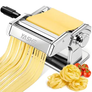 2-in-1 Pasta Maker with Cleaning Kit, Adjustable Thickness Settings Pasta Maker Machine with Pasta Roller and Cutter, Dual Width Noodle Maker for Pasta, Spaghetti, Fettuccine, Lasagna