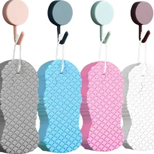 Buy 1 Get 1,Bath Sponge,Mud and Ash Scrubbing Sponge,Skin Friendly and Reusable,Alternative to exfoliating Gloves,Random Color