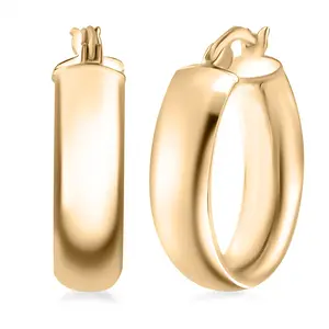 10K Yellow Gold Classic Hoop Earrings 2.38 Grams Christmas Gifts