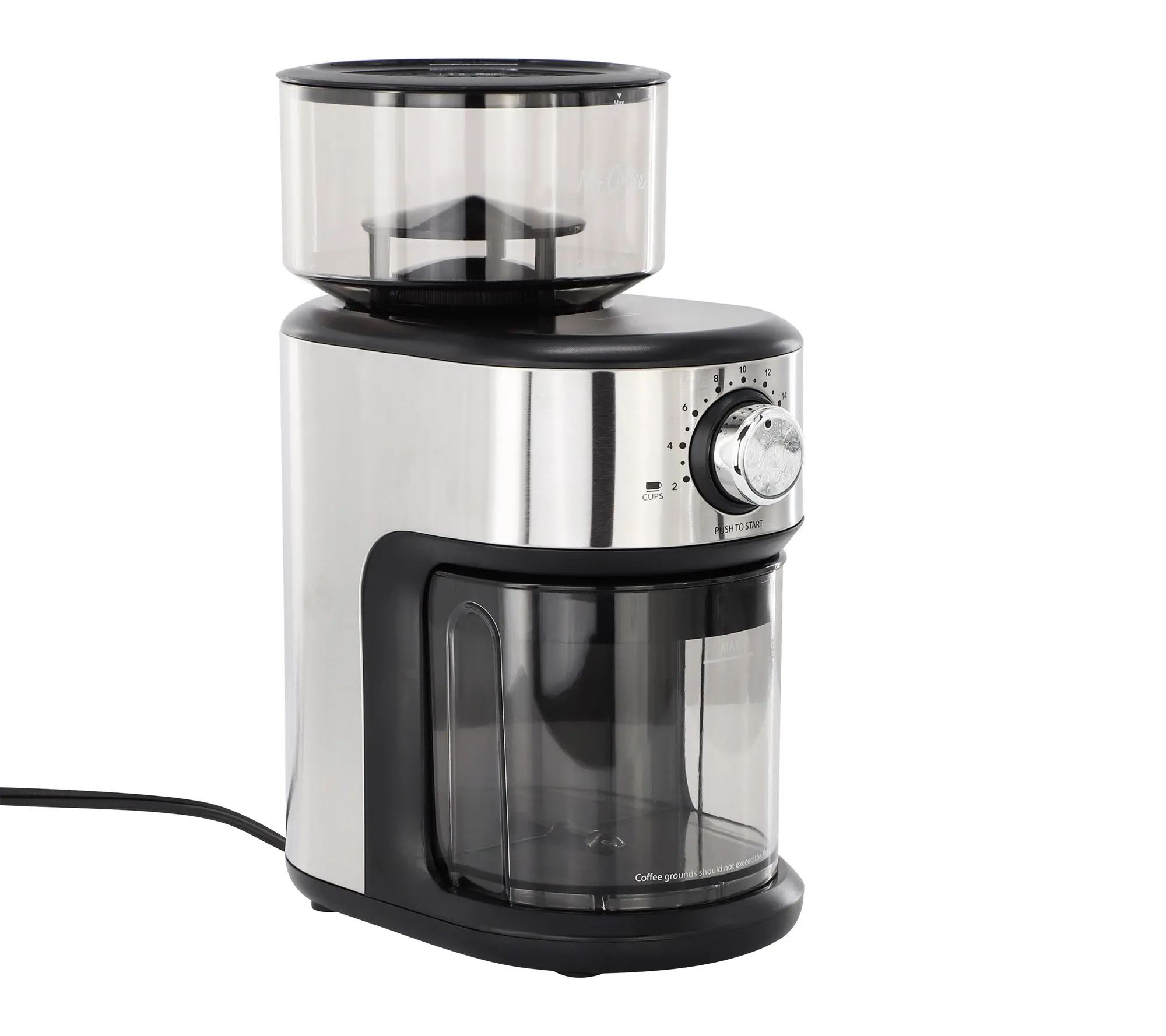 Mr. Coffee 18 Cup Automatic Burr Grinder with Removable Hopper