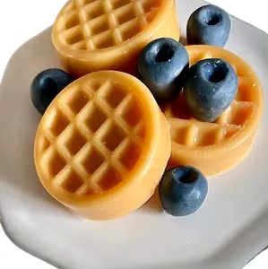 Blueberry Waffle Wax Melts - Fragrant Candle Decor for Freshening and Decorating