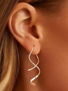 Gold/Silver Hoop/Dangle Earrings Dainty Hypoallergenic Jewelry, Minimalist Jewelry, Trendy Lightweight Accessories for Women Valentines Mother's Day Birthday Thanksgiving Day Gifts