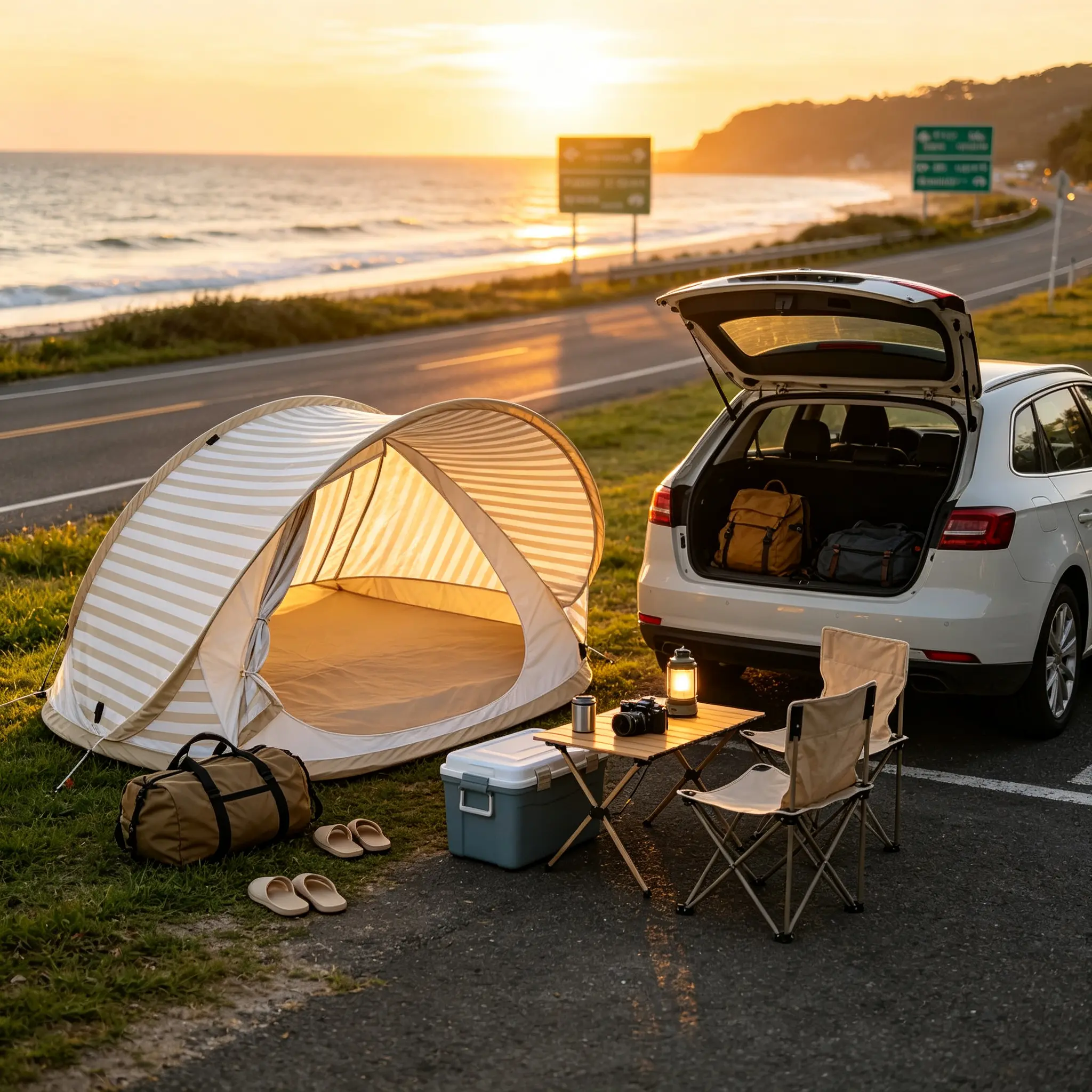 2-Second Pop-Up Beach Tent – Folds to Carry-On Size, Compact Sun Shelter for Couples, No Assembly, Perfect for Travel & Outdoor Adventures