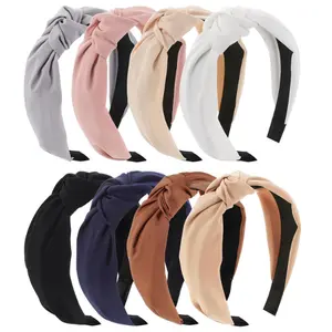 Coffee Series Women's Knotted Headbands 8Pcs Wide Hair Accessories Fashion Accessories
