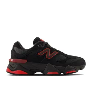 New Balance 9060 Black Red Bred Youth / Women's Perfect Casual Daily Lifestyle Sneaker Fashion Footwear Gym Walking Shoe Running Sneaker